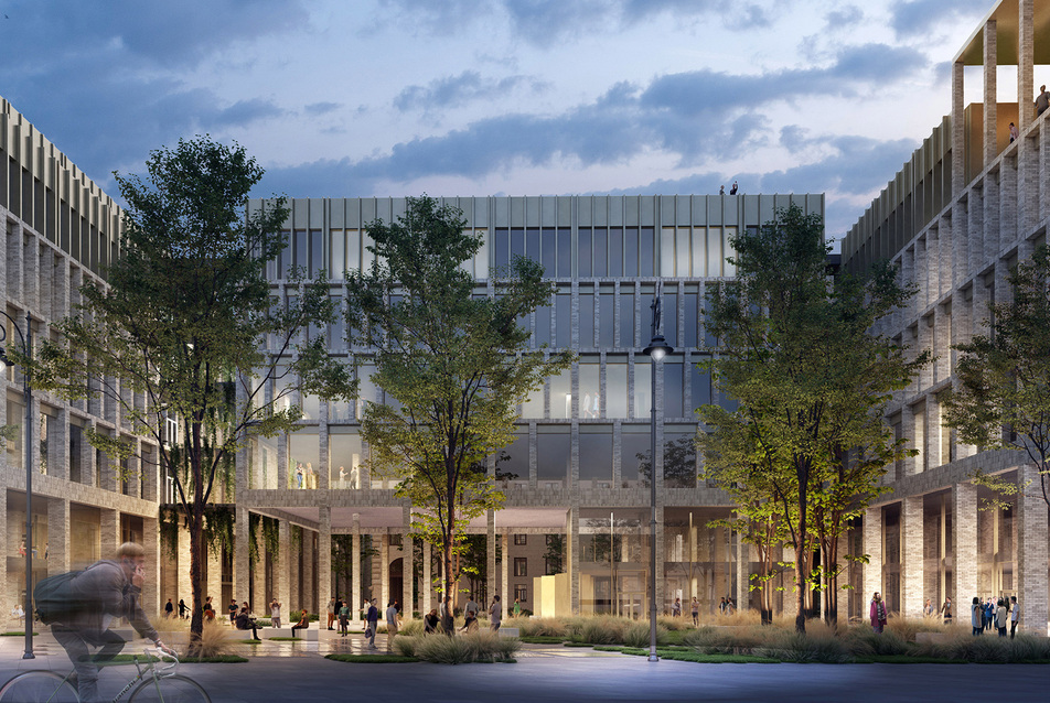 Városi Oázis – A Feilden Clegg Bradley Studios és a FBIS architects terve a Pázmány Campus pályázaton