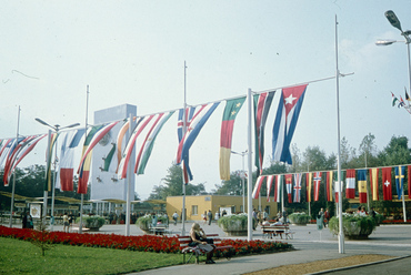 Az Albertirsai úti vásár területe, a "Budapesti Vadászati Világkiállítás 1971" idején. Forrás: Fortepan / Kristek Pál
