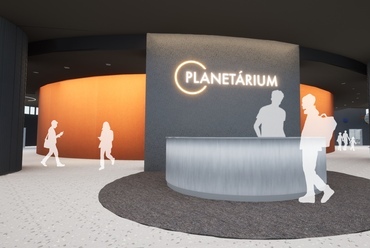 népligeti TIT Planetárium belsőépítészeti áttervezése/ lobby
