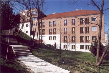 A Collegium Budapest Raul Wallenberg vendégháza. Tervező: Csomay Zsófia és Reimholz Péter. Fotó: Bujnovszky Tamás