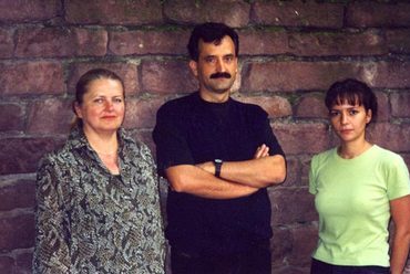 balról: Csutiné Schleer Erzsébet (CsE) építész, műemlékvédelmi szakmérnök, Ács Miklós (ÁM) építész, Kovács Krisztina mesteriskolás