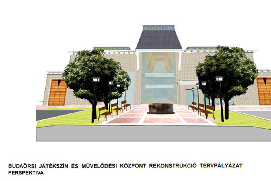 Budaörsi Játékszín és Művelődési Központ rekonstrukció tervpályázat