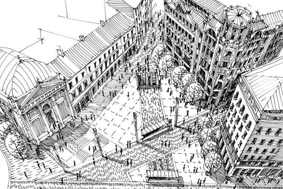 A Deák tér rendezése élhető köztérré varázsolja a szigorúan beépített területet...