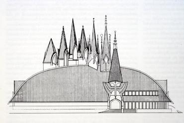 Sevilla EXPO, magyar pavilon - Makovecz Imre / archív kép a Daidalos-ból