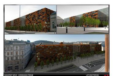 Budapest Szíve - Városháza Fórum tervpályázat - Vadász és Társai
