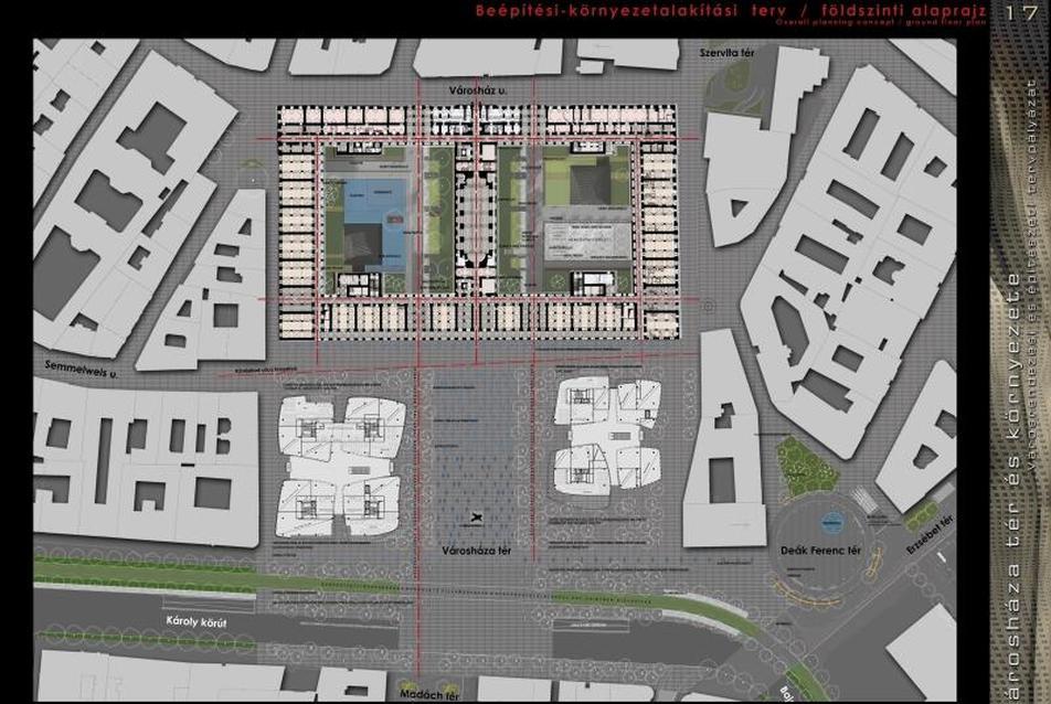Budapest Szíve - Városháza Fórum tervpályázat - Zoboki-Demeter