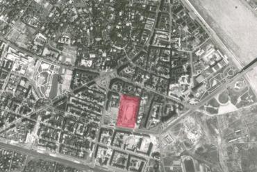 A terület egy 1958-as légifelvételen