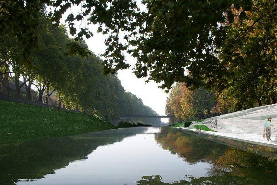 Esztergom Lépcsős híd - KÖZTI