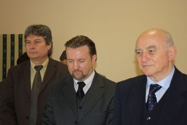 balról: Dicső László, Krizsán András és Glatz Ferenc