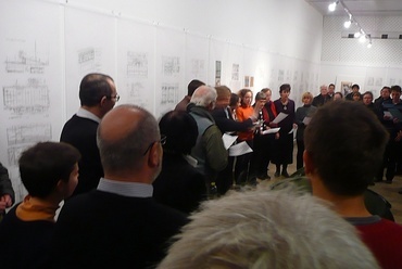 Reimholz    Péter kiállításának megnyitója 2010. november 30. MÉSZ Kós Károly terem - fotó: perika
