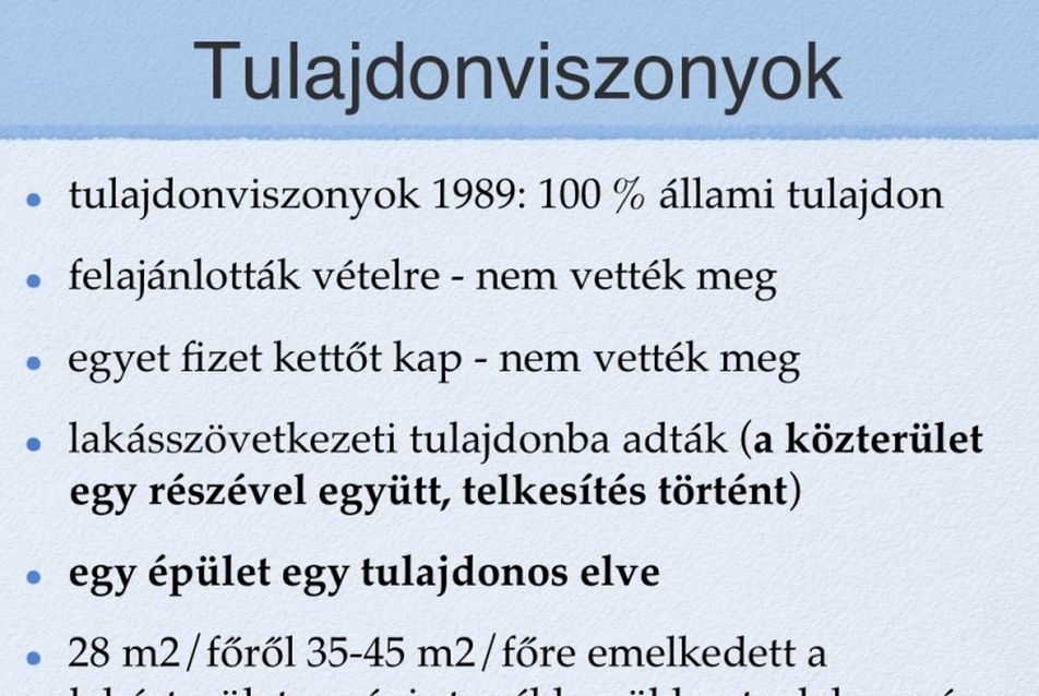 Tulajdonviszonyok