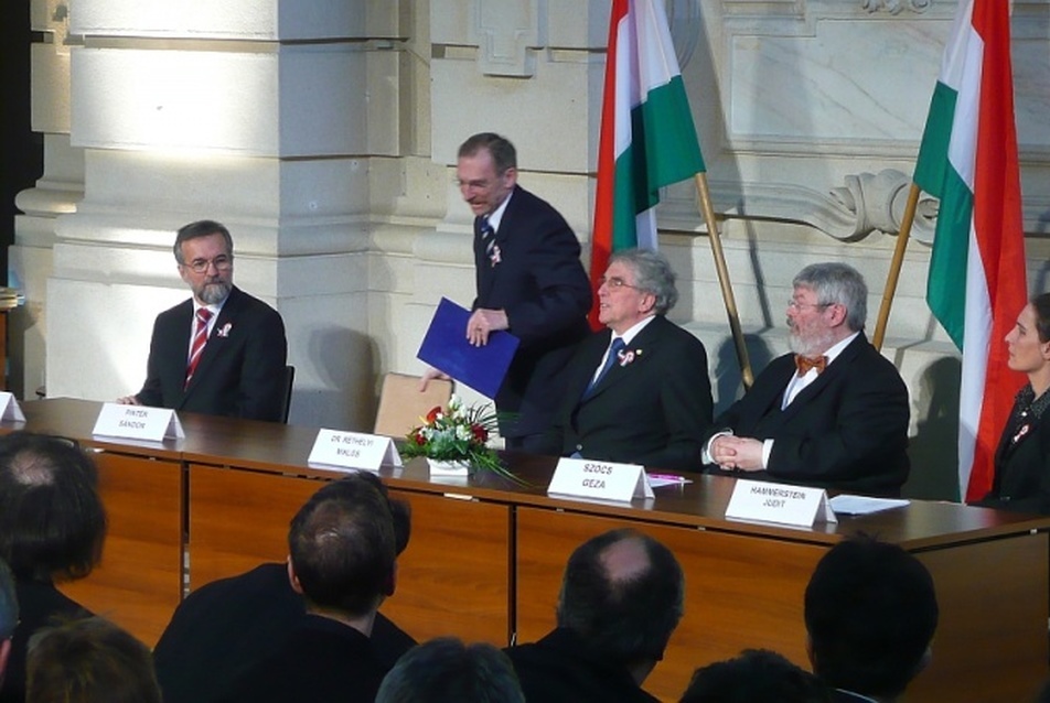 Művészeti díjak áadása 2011, Néprajzi Múzeum - Szaló Péter, Pintér Sándor, Réthelyi Miklós, Szőcs Géza, Hammerstein Judit