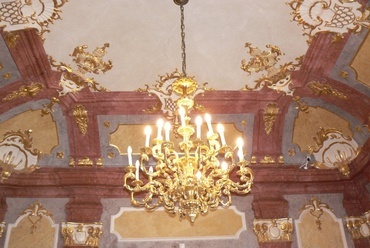 A Mária Terézia szoba mennyezete, 1996 – M. Zs. felvétele