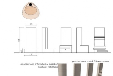 Többfunkciós kiállítási bútor