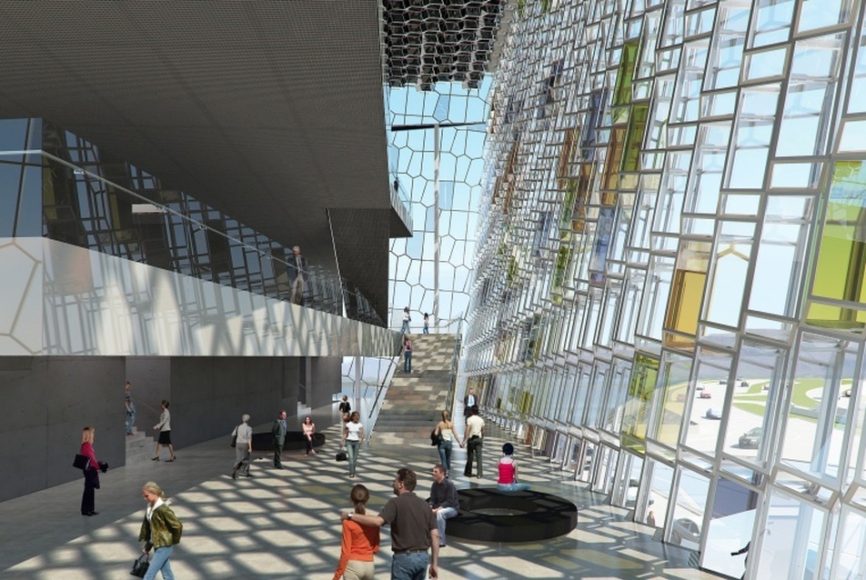 HARPA Concert &amp; Conference Centre, vezető tervező: Henning Larsen Architects