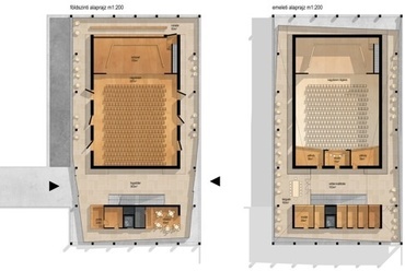 A Közösségi Ház alaprajzai - Garten Studio, Incorso