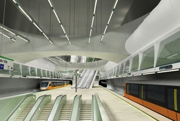 Kálvin téri metróállomás látványterv