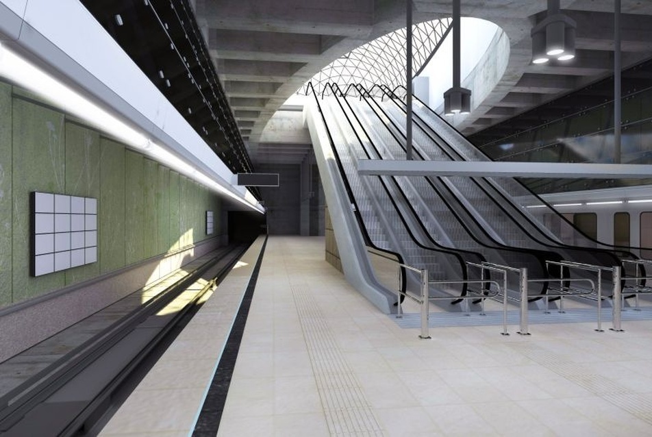 Tétényi úti metróállomás látványterv