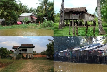 Hagyományos khmer házak