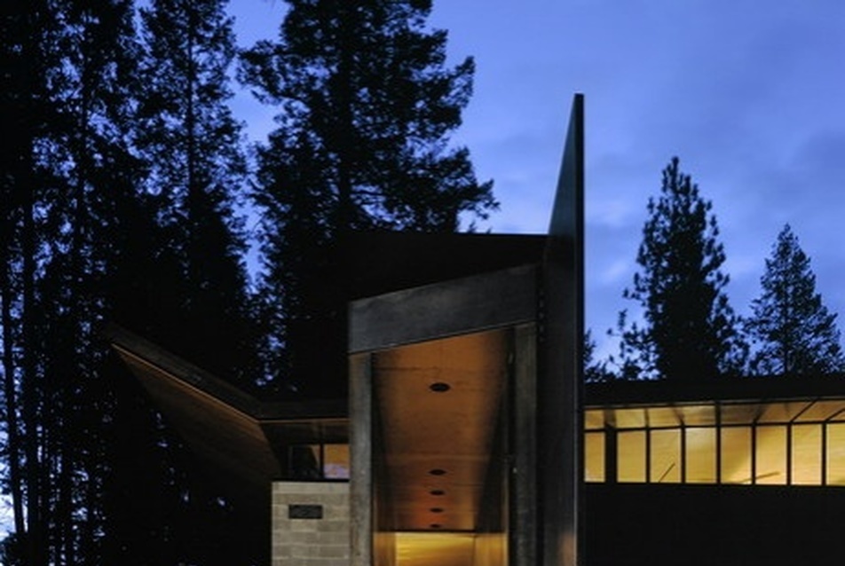 Chicken Point Cabin 2002, vezető tervező: Tom Kundig, Olson Kundig Architects - fotó: Benjamin Benschneider