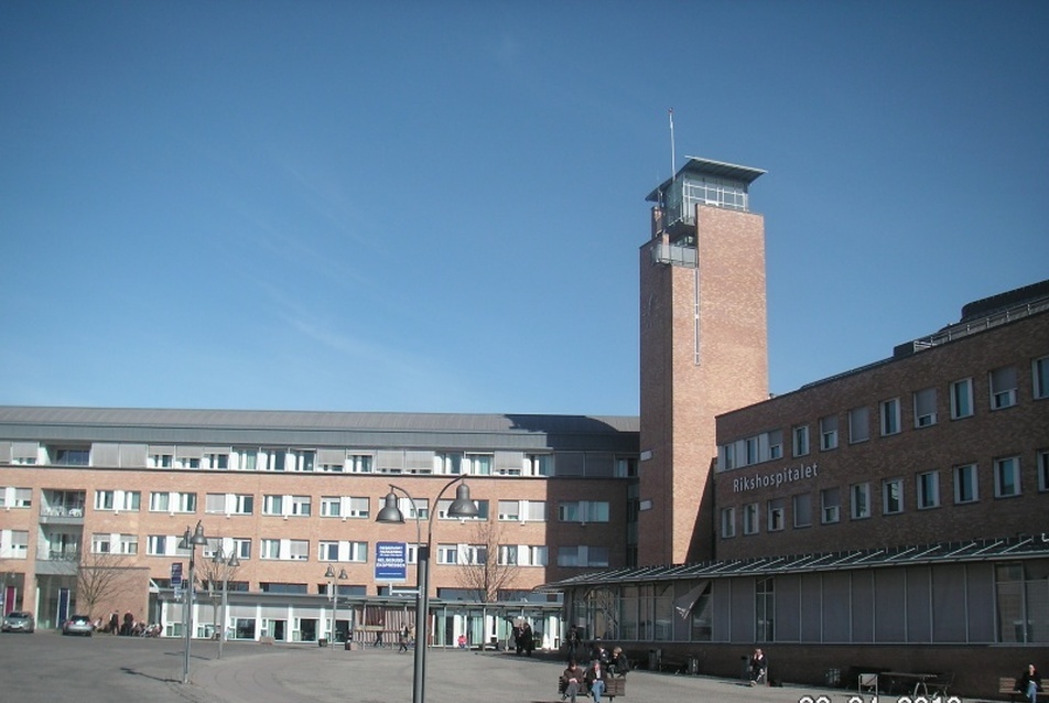 Az Oslói Egyetemi Kórház.