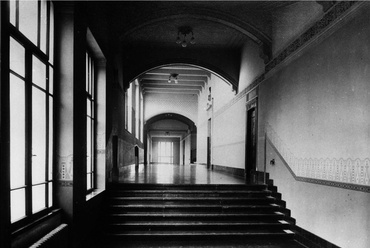 Zeneakadémia - A III. emeleti közlekedő régi fényképen