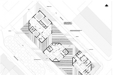 Klapka szolgáltatóház és környéke - vezető tervezők: Szabó Levente DLA, Zombor Gábor (Hetedik Műterem)
