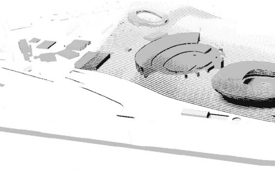 Budapesti Olimpiai Központ – Építész Stúdió pályázata, 2012 – A domb, környezetalakítás