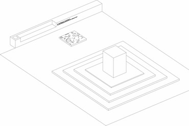 56-os emlékmű terve, New York - vezető tervező: Nagy Tamás DLA, építész munkatárs: Szijjártó Csongor