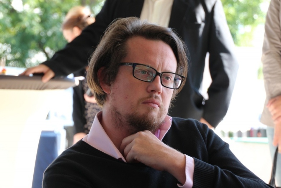 Messer Hungarogáz Kft. régi-új töltőüzemének átadása - Martinkó József, az Octogon szerkesztője, fotó: perika
