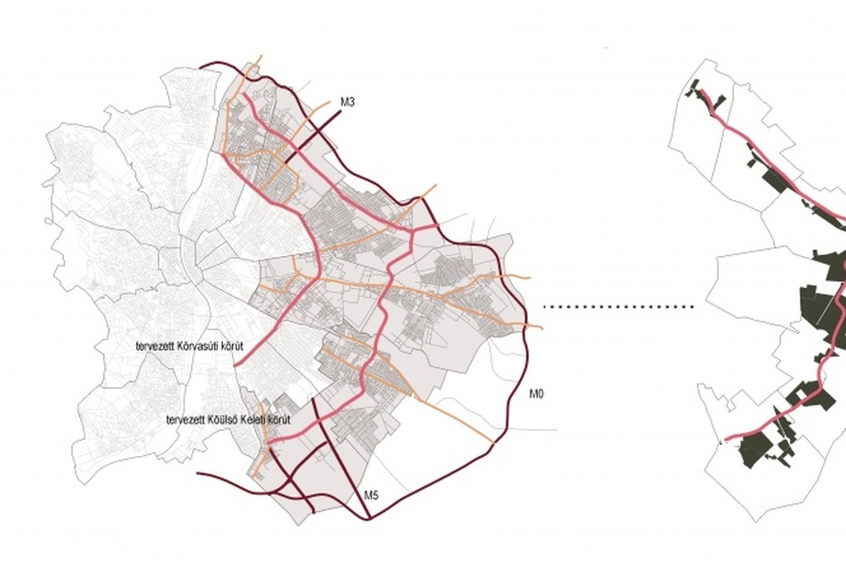 A Külső Keleti körút koncepciója keresztülvágná az elővárosi zöldfelületeket, Szabó Lilla diplomamunkája