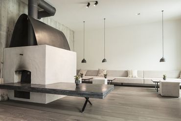 A Hotel Wiesergut belső tere, fotó: Mario Webhofer - W9 Werbeagentur