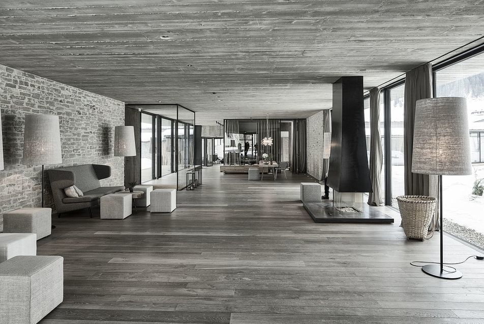 A Hotel Wiesergut belső tere, fotó: Mario Webhofer - W9 Werbeagentur