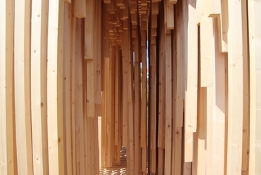 Hello Wood 2013 - Poliphony (a Moomoo Architects által vezetett csapat munkája) - fotó: perika