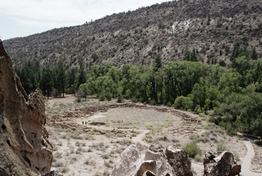 Bandelier National Monument, Nemzeti Park, Tyuounyi, Új-Mexikó, USA