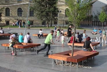 Dugonics tér felújítása, fotó: Varga Márton