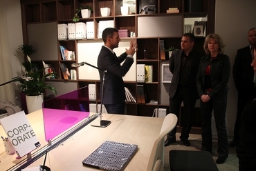 Kinnarps megnyitó: megújult budapesti bemutatóterem és konferenciaközpont, fotó: perika
