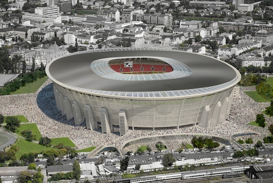 Itt vannak a Puskás Ferenc Stadion látványtervei!