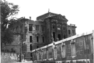 Honvéd Főparancsnokság romjai, 1950-es évek, forrás: Deák Zoltán / Budapesti Történeti Múzeum - Kiscelli Múzeum Fotótára