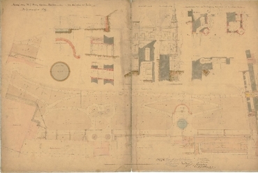 1879, Ybl Miklós elszámolási tervei, forrás: GARTEN Studio / Budapesti Történeti Múzeum, Kiscelli Múzeum