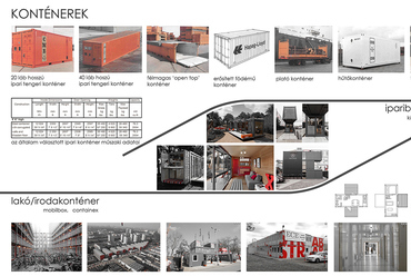 Konténerek, forrás: Kiss Laura