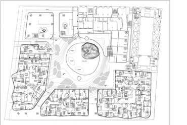 MAD: 145 lakásos társasház Rómában, via Boncompagni 71 - 1. emeleti alaprajz
