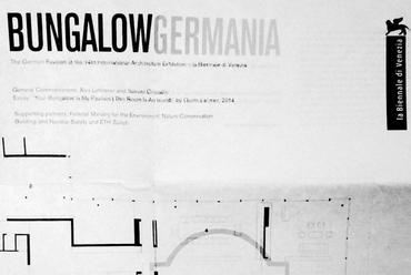 Bungalow Germania kiállításvezető kiadványa, fotó: Salamon Júlia