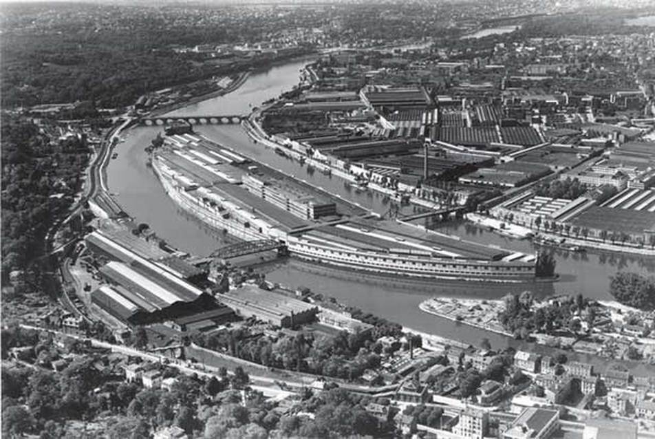 Ile Seguin és Boulogne-Billancourt: az aktív Renault gyárral