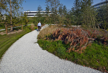 Novo Nordisk Nature Park, Bagsværd. Fotó: Torben Petersen & SLA Architects