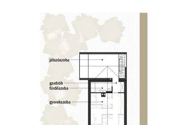 alaprajz - budaligeti családi ház - tervező: Pajer Nóra, Soltész Noémi