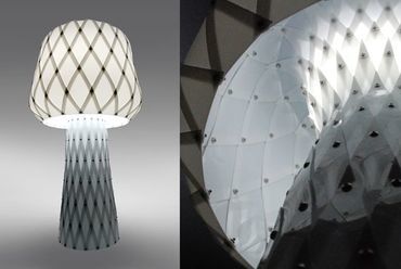 Diamond Grid Table Light, fotó: Juhász Ádám
