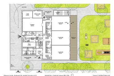 földszinti alaprajz - Pitypang óvoda - SAGRA Építész Kft. 