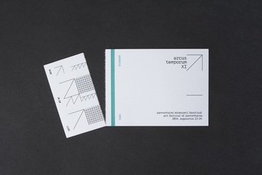Arcus Temporum Fesztivál arculat - Emberi Erőforrások Minisztériuma vizuális kommunikáció - Kultúráért Felelős Államtitkárságának különdíja - alkotó: Takács Benedek