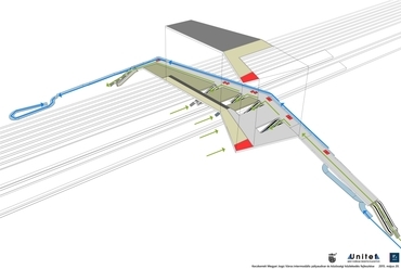 vázlat - kecskeméti Intermodális Csomópont 